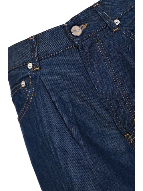 Jeans Meggie wide leg in denim fisso di lyocell DONDUP | DP853 DF0266D MC4800